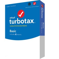 Intuit TurboTax Basic 2021 - 4 Returns - Bilingual